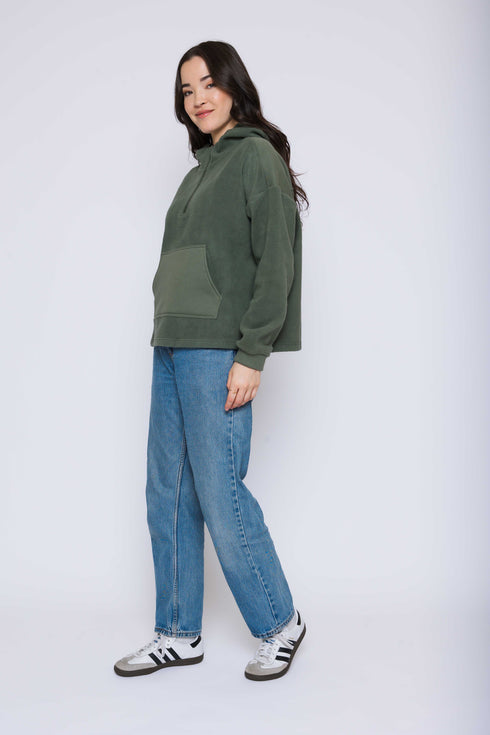 Sutton-Half Zip Sherpa Pullover